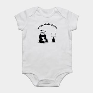 Woah Black Betty Panda Lamp Baby Bodysuit
